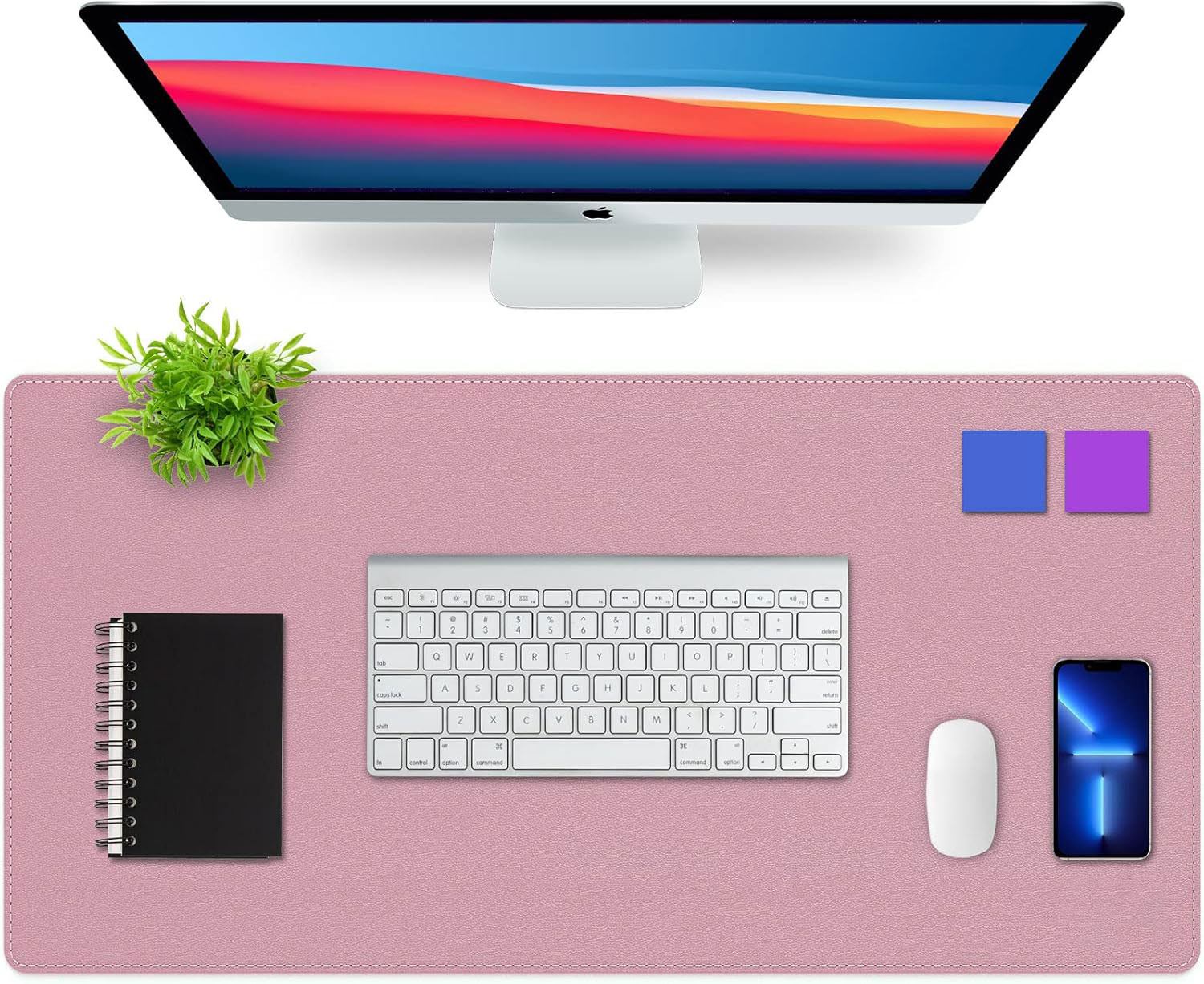 Desk Mat Leather - Коврик-блоттер для стола, двусторонний офисный коврик,