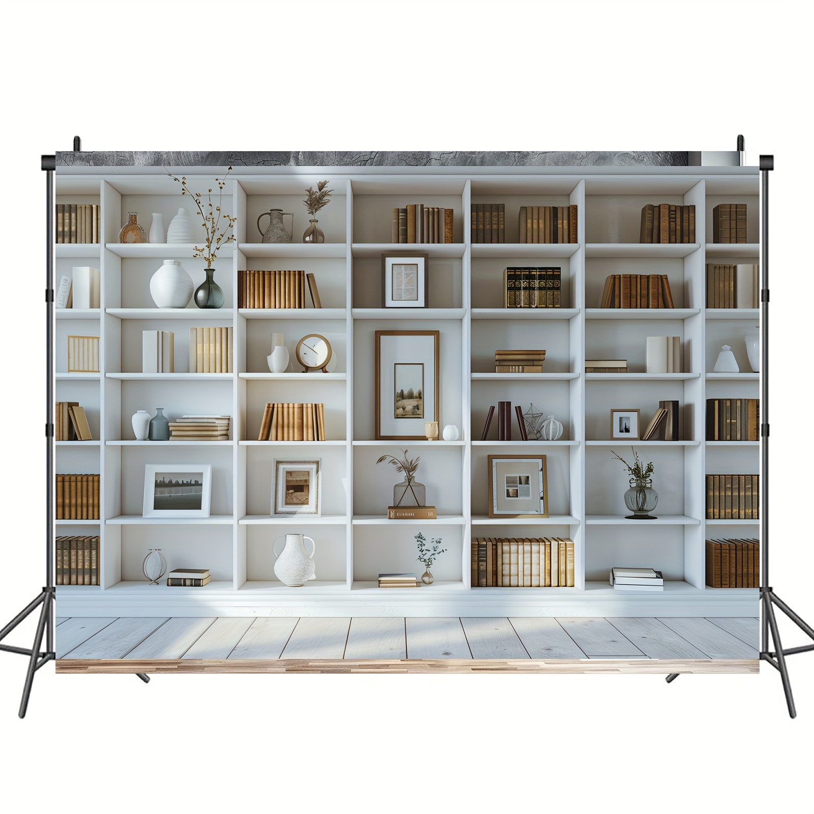 1 шт., белый фон для книжной п – обзор и цена Home Office Zoom Background