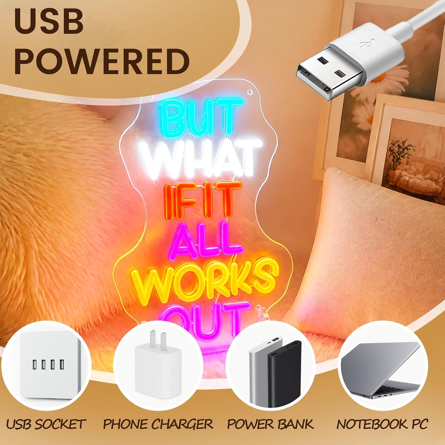 Настенный светодиодный неоновы – обзор и цена Home Office What Is It
