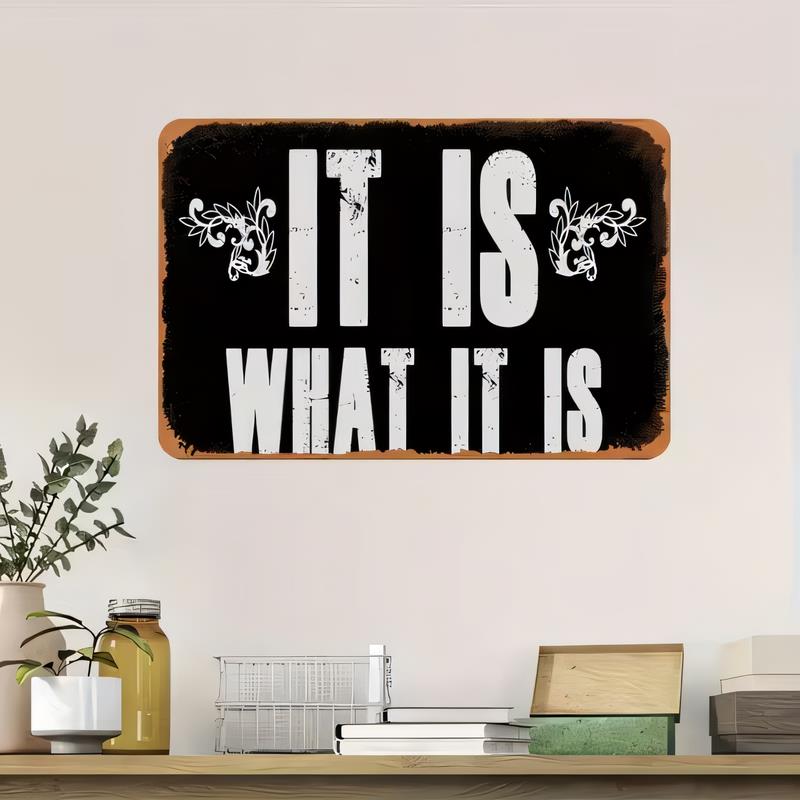 Винтажная металлическая таблич – обзор и цена Home Office What Is It