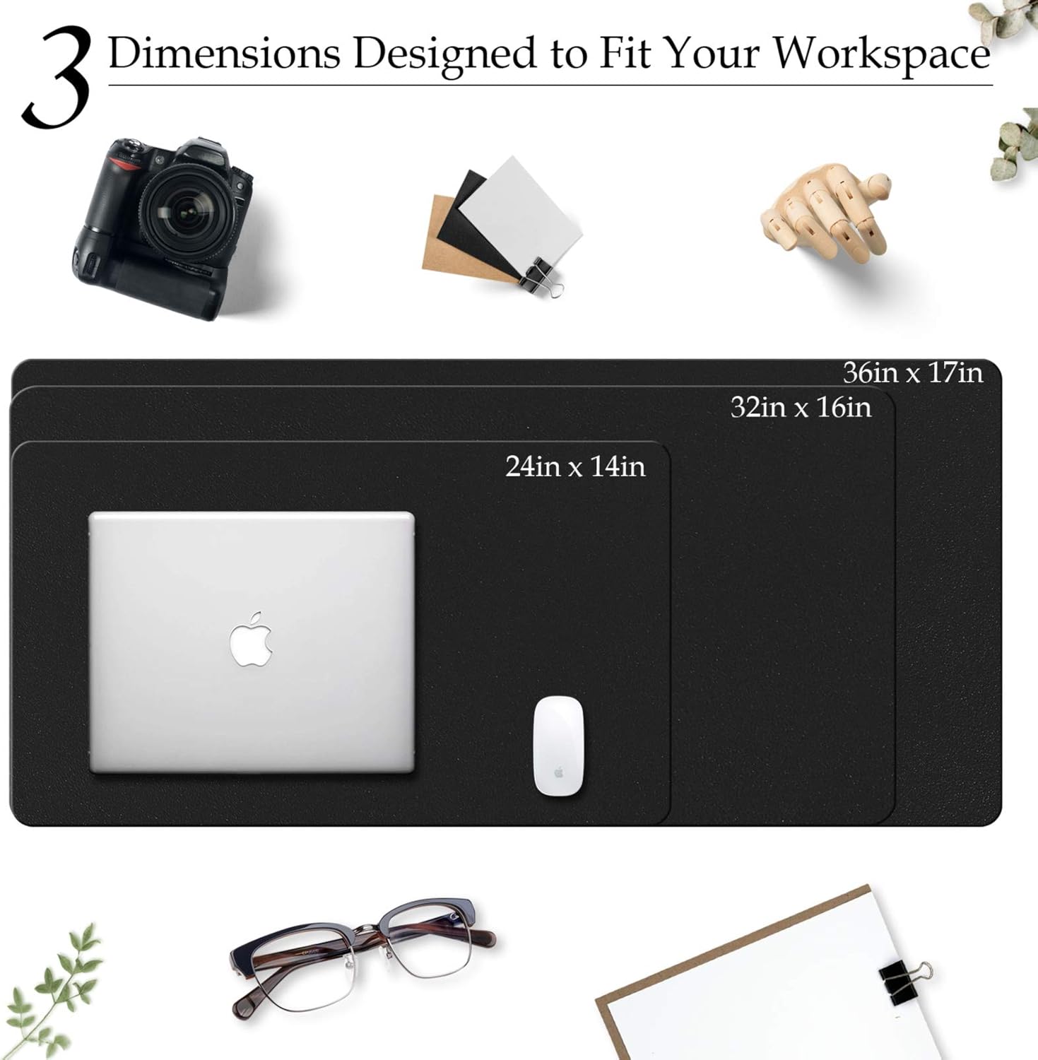 Большой кожаный коврик для сто – обзор и цена Desk Mat Leather