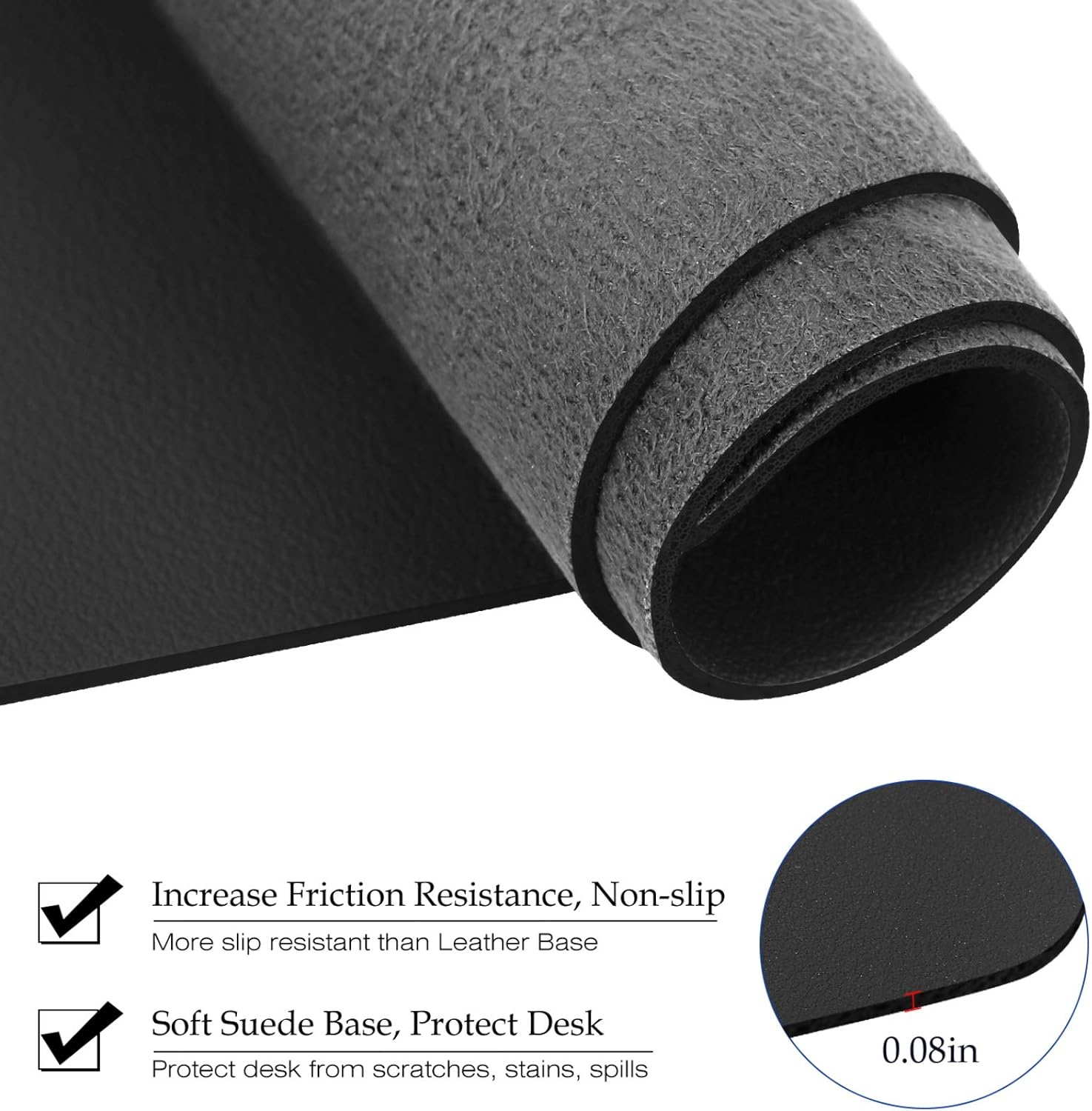 Большой кожаный коврик для сто – обзор и цена Desk Mat Leather