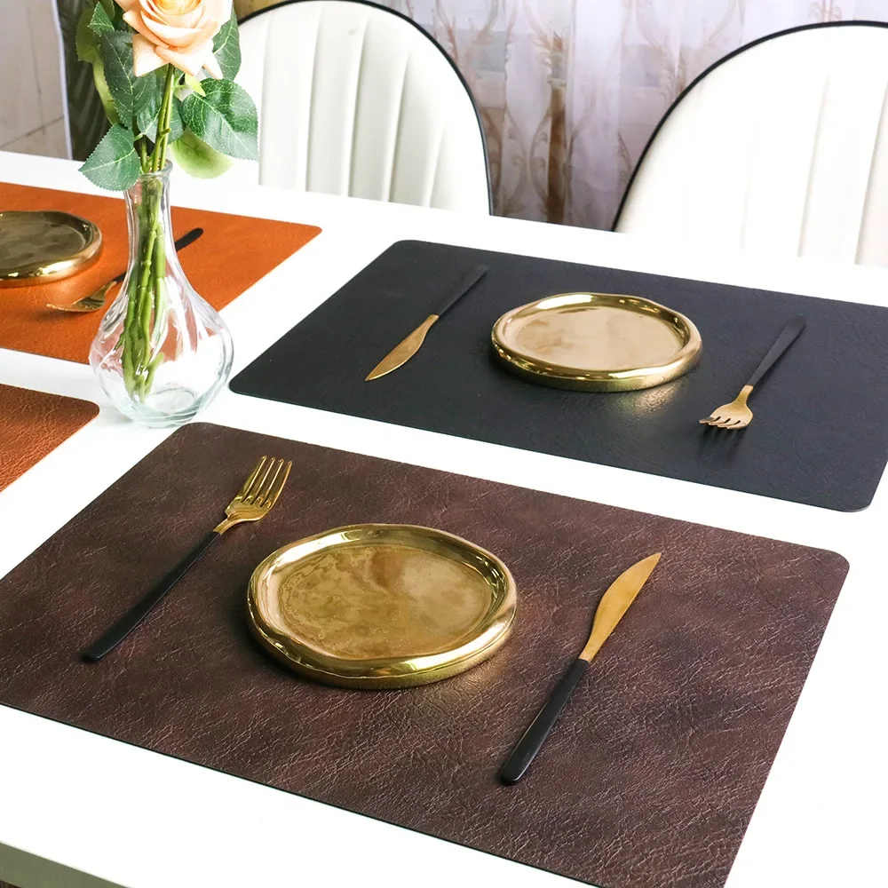 Кожаные салфетки из ПВХ с текс – обзор и цена Desk Mat Leather