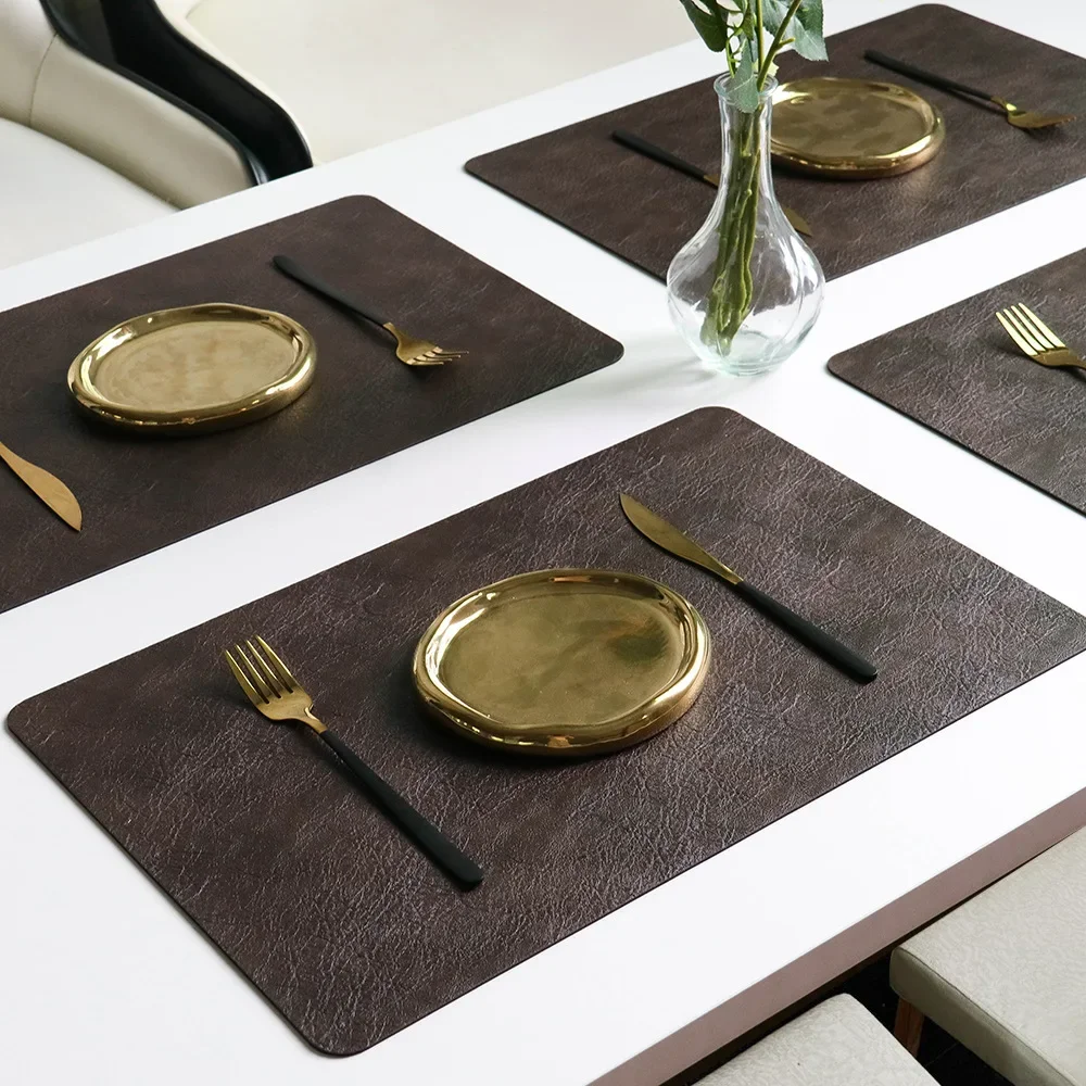Кожаные салфетки из ПВХ с текс – обзор и цена Desk Mat Leather