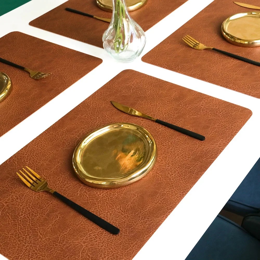 Кожаные салфетки из ПВХ с текс – обзор и цена Desk Mat Leather