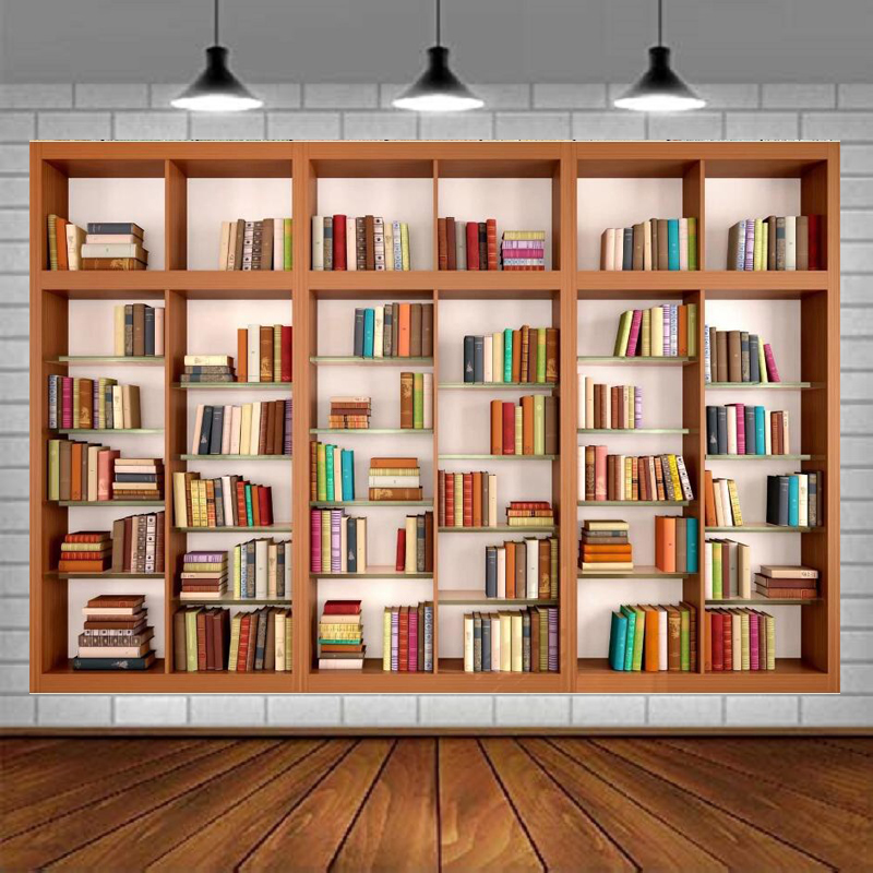 Современный деревянный книжный – обзор и цена Home Office Zoom Background