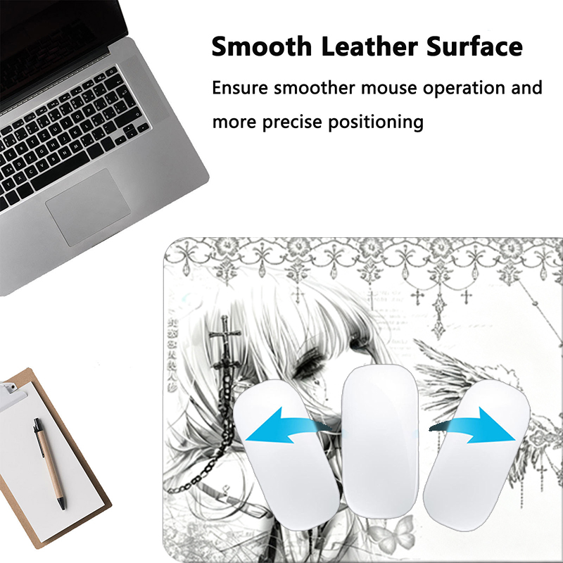 Кожаный коврик для мыши, черно – обзор и цена Desk Mat Leather